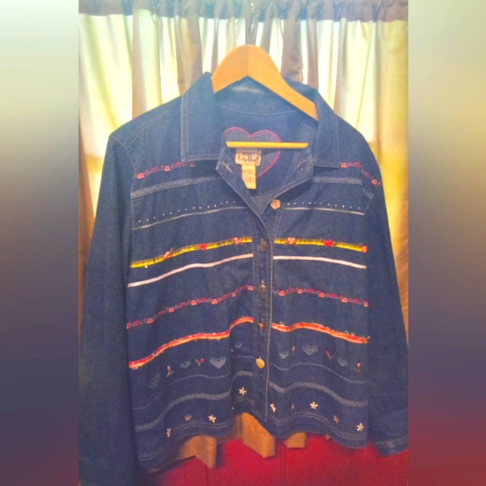 Koret City Blues Embellished Vintage Jacket